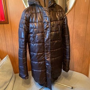 Moncler knee length puffer